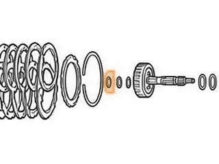 Race, ZF5HP18 "E" Drum To "E" Hub (.039"Thick)(1.020"OD) 1992-99 — Part # 175213A