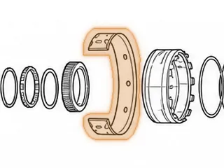Band, ZF5HP18 "C" Flex (2 Grooves)(1 15/16"Wide) 1992-99 (Reline) — Part # 179020A