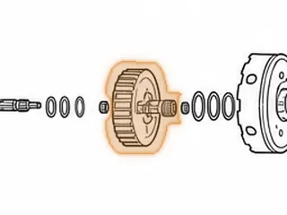 Clutch Hub, ZF5HP19/FL/FLA Forward Clutch (30 Teeth Hub) (3.275” Long) (5.100”OD) 1994-Up — Part # 175574A
