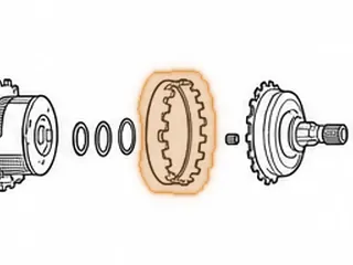 Ring Gear, ZF5HP18 Output Planet (98 Teeth)(18 Lugs)(With 3 Identiication Rings On The Outside Diameter) 1992-99 — Part # 175594A