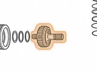 Planet, ZF5HP18 Overdrive (32 Teeth)(Right Angle)(No Groove)(1.648"Tall)(24 Lugs) 1992-99 — Part # 175580B