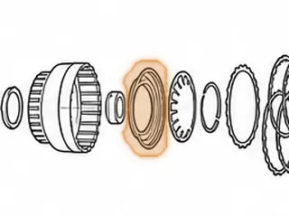 Piston, ZF5HP18 "F" Clutch (Bonded)(2.843"ID)(.695"Tall)(Cast # 0501 312 547) 1992-99 — Part # 179961A