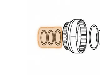 Race, ZF5HP18 "B" Drum To "A" Drum (Front)(2.910"OD) (.120"/.028"Thick)(Cupped) 1992-99 — Part # 179228A