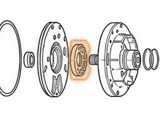 Pump Gear Set, ZF5HP18 (13 Inner Teeth)(16 Outer Teeth)(.474"Thick)(3.660"OD) 1992-99 — Part # 179530A