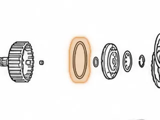O-Ring, ZF5HP18 "E" Clutch Drum (Outer)(4.220"OD)(.107"Thick) 1992-99 — Part # 179331A