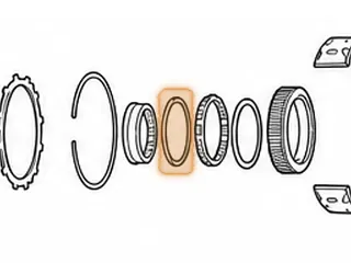 Sprag, ZF5HP18 Intermediate (12 Lugs)(.512"Thick Cage)(.570"Thick W/ Caps) 1992-99 — Part # 179652A