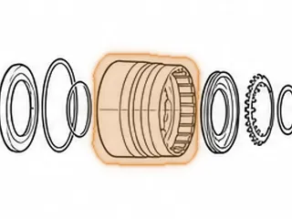 Drum, ZF5HP18 (BMW) Low/Reverse & Overrun Clutch (D & G) 1992-99 (For Units Ending In 087/088/097/099) — Part # 179558A