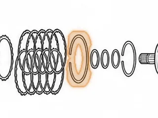 Snap Ring, ZF5HP18 Holds "F" Clutch In Clutch Drum (5.810"OD)(.068"Thick) 1992-99 — Part # 179864A