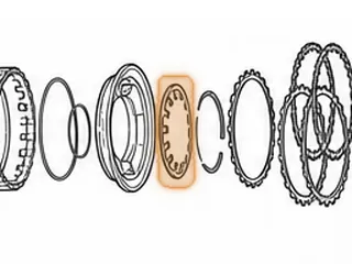 Spring, ZF5HP19/FL/FLA Reverse Clutch Return (Beveled) (14 Fingers) 1994-Up — Part # 175976A