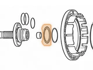 Bearing W/Race, ZF5HP19/FL/FLA Stator To Reverse Drum (Beveled)(3.450”OD)(2.293”ID) 1994-Up — Part # 175210A