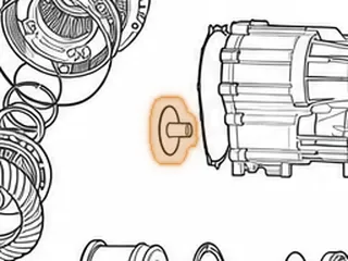 Bracket, ZF5HP19FLA (AWD) Holds Flange Plate To Extention Housing 1994-Up — Part # 175698AB