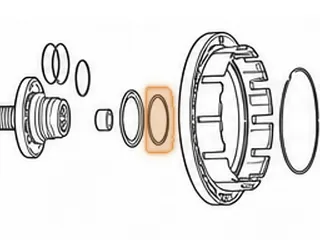 Shim, ZF5HP19/FL/FLA Stator To Reverse Drum (Selective)(2.830”OD)(2.405”ID) 1994-Up — Part # 175211AA