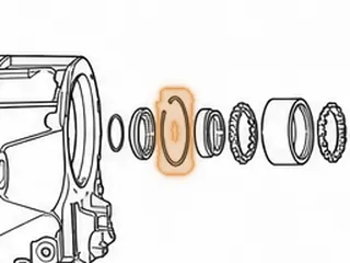 Snap Ring, ZF5HP19FL/FLA Holds Pinion Retainer In Case 1994-Up (W/2 Eyelets) — Part # 175897A