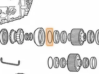 Shim, ZF5HP19FL/FLA Driven Gear To Cup Race Retainer (Selective) 1994-Up — Part # 175277AA