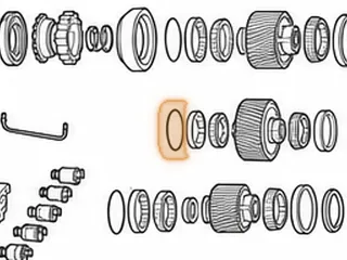 Shim, ZF5HP19FL/FLA Case To Idler Gear (Selective) (2.542”OD) 1994-Up — Part # 175284AA