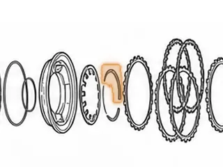 Clip Set, ZF5HP19/FL/FLA Holds Reverse Clutch Return Spring In (2 Pieces) 1994-Up… — Part # 175986A