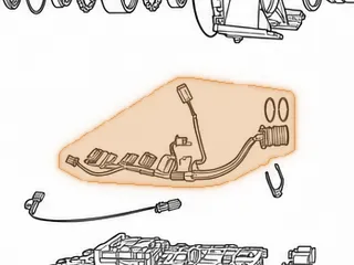 Wire Harness, ZF5HP19 (Internal W/16 Prong Case Connectors)… — Part # 175446B