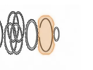 Snap Ring, ZF5HP19/FL/FLA Holds Reverse Clutch Pressure Plate In (Selective) (6 1/2”OD) 1994-Up — Part # 175892AA