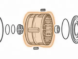 Drum, ZF5HP24 (BMW) D & E Clutch (Aluminum) 4.58” Wide (7 5/8”OD) (Cast # 1058 473 037) 1995-Up — Part # 185558B