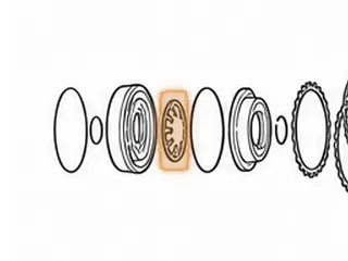 Spring, ZF5HP24 (BMW) A Clutch Return (.060” Thick) 3.570”OD (10 Fingers) 1995-Up — Part # 185974B