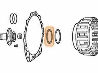 Race, ZF5HP24/ZF5HP24A Stator Tube To B Clutch Drum (.086” Thick) 2.875”OD (2.175”ID) 1995-Up — Part # 185210BD