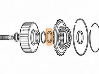Bearing Set, ZF5HP24/ZF5HP24A B Clutch Hub To C Clutch Hub (.257” Thick)(2.330”OD) (1.560”ID) 1995-Up… — Part # 185236BK