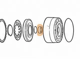 Caged Needle Bearing, ZF5HP24/ZF5HP24A In F Clutch Drum (.468” Thick) 1.655”OD 1995-Up — Part # 185219B