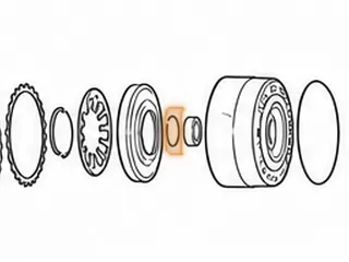 Snap Ring, ZF5HP24 (BMW) Holds Bearing #219 In Drum (.468” Thick) (1.738”OD) 1995-Up — Part # 185863B