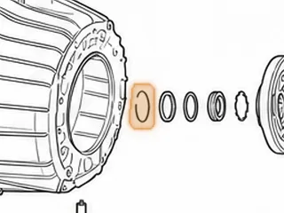 Snap Ring, ZF5HP24 Holds Front Seal To Pump Body (.057” Thick) (2.155”OD) 1995-Up — Part # 185898B
