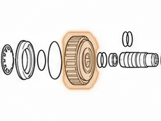 Drum, ZF5HP24 (BMW) C Clutch (Aluminum) 24 Teeth Steels (Cast # 105847201) 1995-Up — Part # 185550B
