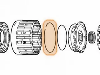 Snap Ring, ZF5HP24 (BMW) Holds Overdrive Ring Gear To Forward Planet (.060” Thick) (6 1/16”OD) 1995-Up — Part # 185882B