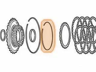 Snap Ring, ZF5HP24 (BMW) Holds C Clutch Pressure Plate In (Selective) 1995-Up — Part # 185861BA