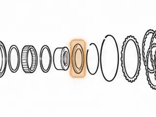 Retainer, ZF5HP24 (BMW) 1st Gear Freewheel (3.777”OD)(2.287”ID) 1995-Up — Part # 185694B