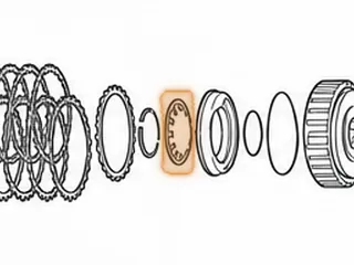 Spring, ZF5HP24 (BMW) C Clutch Return (.055” Thick) 3.773”OD (12 Fingers) 1995-Up — Part # 185970B
