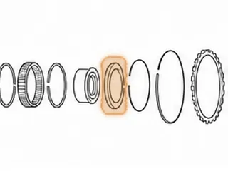 Retainer, ZF5HP30 1st Gear Freewheel (Brass) 1993-Up (3.778”OD) (2.285”ID) — Part # 159694A