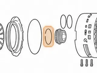 Snap Ring, ZF5HP30 Holds Direct Sleeve (# 697B) To Housing 1993-Up (.076” Thick) (3.118”OD) — Part # 159883A