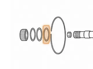 Race, ZF5HP30 Forward Sun Gear To Overdrive Planet (Rear) 1993-Up (2.743”OD) 1.850”ID (.040” Thick) — Part # 159239A