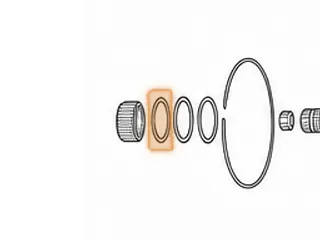 Race, ZF5HP30 Forward Sun Gear To Overdrive Planet (Front) 1993-Up (2.720”OD) 1.855”ID (.058” Thick) — Part # 159237A