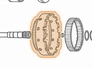 Hub, ZF5HP30 Reverse Clutch (With 30 Clutch Teeth) (8 7/8”OD) 1993-Up — Part # 159576A