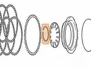 Retainer, ZF5HP30 Holds Direct Clutch Return Spring In 1993-Up (2 Pieces) Also Fits Overrun Clutch #988 — Part # 159985A