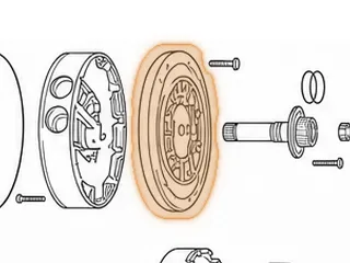 Stator Support, ZF5HP30 (Aluminum) 10 3/8”OD (1.260”ID) 1993-Up (.650” Thick At The Edge) — Part # 159528A