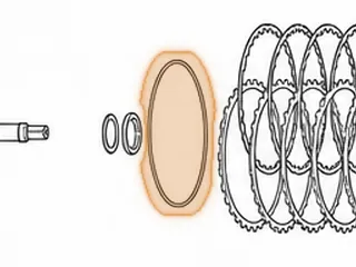 Snap Ring, ZF5HP30 Holds 4th Clutches In Drum 1993-Up (8 3/8”OD) (.125” Thick) Also Fits Intermediate Clutch #873) — Part # 159861A