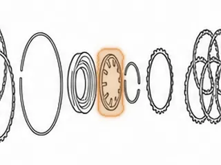 Spring, ZF5HP30 Overrun Clutch Return (10 Fingers) 1993-Up (4.875”OD) (.065” Thick) — Part # 159978A