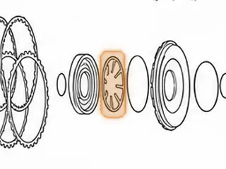 Spring, ZF5HP30 4th Clutch Return (8 Fingers) (.065” Thick) 1993-Up — Part # 159970A