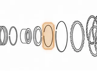 Snap Ring, ZF5HP30 Holds 1st Gear Freewhell To Clutch Hub (.076” Thick) (4.010”OD) 1993-Up — Part # 159866A