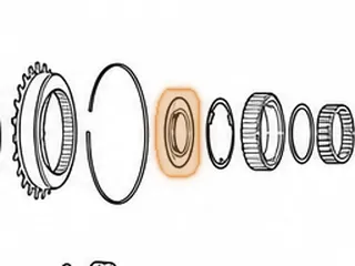 Retainer, 5L40E 2nd Clutch Sprag (Tin) (.040” Thick) 2000-Up — Part # 144694B