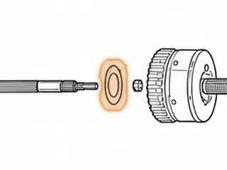 Washer, 5L40E Forward Sprag To Direct Clutch Hub (.062” Thick) (Plastic 3 Tab) 2000-Up — Part # 144236A