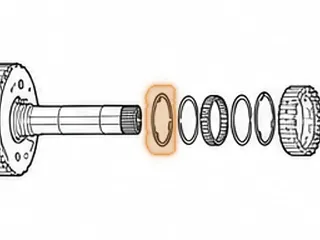 Washer, 5L40E Intermediate Sprag (Both Sides) .040” Thick (Plastic With 3 Inner Tabs) (3.220”OD) 2000-Up — Part # 144213A