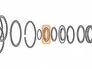 Bearing W/Races, 5L40E Center Support To 2nd Clutch Sprag 2000-Up (Has A Thick Spacer Race On One Side) — Part # 144250A