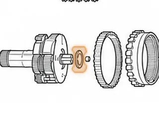 Bearing W/Races, 5L40E Planet To Output Shaft (Stepped) 2000-Up — Part # 144252A